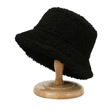 Складная женская широкополая шляпа из овечьей шерсти в повседневном стиле с защитой от солнца, женские шляпы в корейском стиле