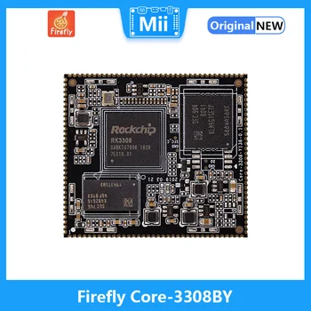 Firefly Core-3308BY ROC-RK3308B-CC-Plus Мини-ПК; Мини-компьютер; Четырехъядерная 64-разрядная плата Интернета вещей