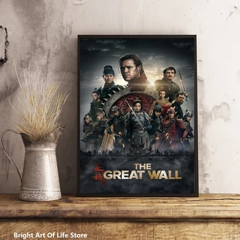Великая стена (2016), постер фильма, звезда, актер, художественная обложка, печать на холсте, декоративная живопись (без рамки)