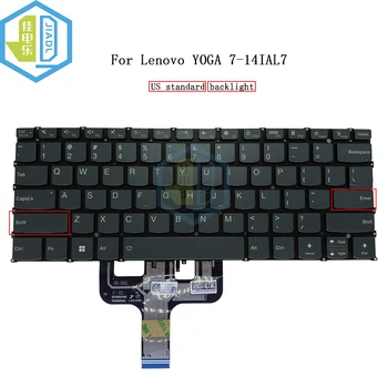 Клавиатура с подсветкой English US Для Lenovo YOGA 7-14IAL7 PT4SB-US SN21G96020 V215220AS1-US Клавиатуры Ноутбуков С Подсветкой New