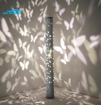 2022 Новый светодиодный проекционный светильник для домашнего уголка, креативный минималистичный торшер с бабочкой и теневой атмосферной лампой