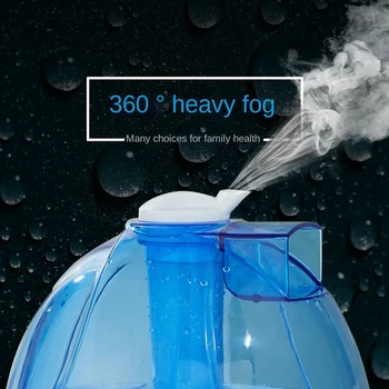 HOT！-Увлажнитель воздуха Cool Mist объемом 2,5 л, бесшумные ультразвуковые увлажнители для спальни и большой комнаты-Регулируемые-Вращение на 360 °