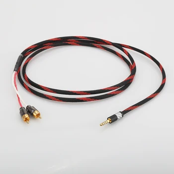 4,4 мм 5-полюсный штекерный кабель, сбалансированный с 2RCA, модернизированный для pha2a wm1a 1z zx300a