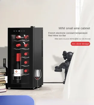 Шкаф для красного вина 220V, винный шкаф с постоянной температурой, ледяной бар, электронный холодильный шкаф с постоянной температурой