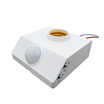 Автоматическое Светодиодное Освещение на открытом Воздухе Держатель Ламп E27 Винтовая Подставка Челнока