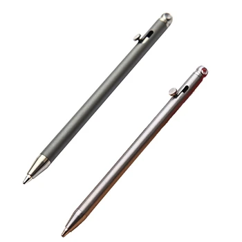 Многофункциональный мини-брелок, шариковая ручка из нержавеющей стали, прямая поставка