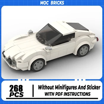 Строительные кирпичи Moc, модель суперспортивного автомобиля, Технология Champion Speed Cars, Модульные блоки, Конструкторская игрушка, набор для сборки, подарок