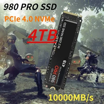 980PRO SSD 4 ТБ 2 ТБ 1 ТБ NVMe2.0 PCIe Gen 4,0x4 M.2 2280 Внутренний Твердотельный Накопитель для ноутбука PS5 Игровой Компьютер PlayStation 5