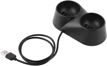 Зарядное устройство для контроллера PS4, док-станция с двумя зарядными устройствами, подставка для пультов дистанционного управления PS4 VR, для двух контроллеров PS4 VR одновременно