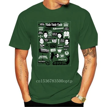 Новая Модная Крутая Мужская футболка, Женская Забавная футболка С Цитатами Сайнфелда, Индивидуальная Футболка С Принтом