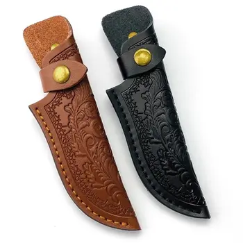 Многофункциональные ножны для ножей, высококачественные 18 см, коричневые кожаные ножны, карманный инструмент, уличный инструмент