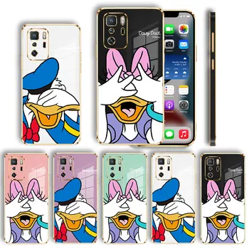 Покрытие Глазков Чехла Donald Duck Для Redmi Note 9T 8 11T 9A 10 9 9C 9S Note 10 Pro K40 10S 11S Мягкие Чехлы