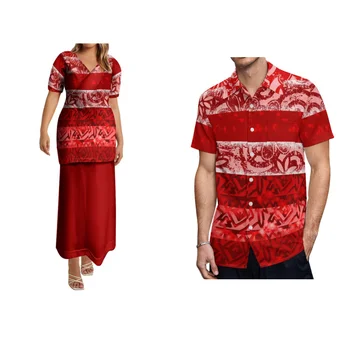 Элегантное Двухслойное платье с Полинезийским воротником, Большое Элегантное Вечернее платье Для пары, Летнее платье из высококачественной ткани по Индивидуальному заказу Shir