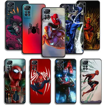 Чехол для телефона Marvel Amazing Spider-man Для Xiaomi Redmi Note 12 11T 11S 11 10 8 Pro 9 9S 9T 8T для Mi 10 8 9A 9C 10C K40 Shell