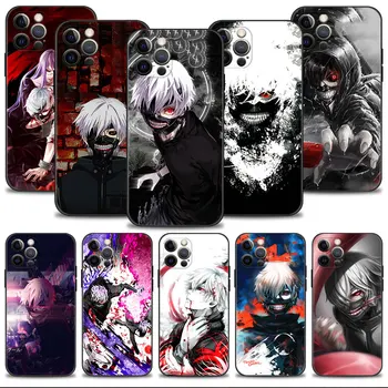 Аниме Tokyo Ghoul Fundas Celular Capa Для iPhone 11 13 Pro Max XS 7 12 X XR 8 Plus 14 6 SE2022 5 6S 5S SE2 SE