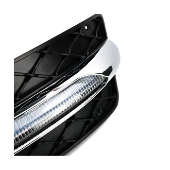 Автомобильный Светодиодный Противотуманный Фонарь DRL Дневного Света для Mercedes Benz W204 C-Class C300 C280 Sport 2013-2014 Справа