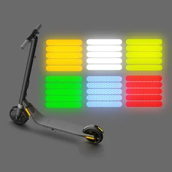 5шт Светоотражающие Наклейки Для Электроскутера Ninebot ES1 E ES3 ES4 E22 E25 ПВХ Светоотражающие Наклейки Красный/Желтый/Синий/Зеленый