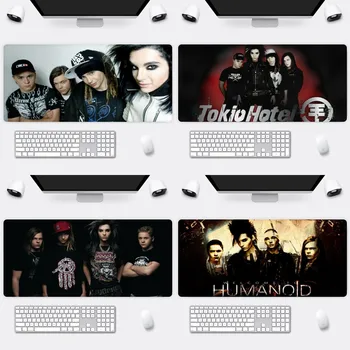 Группа Tom Bill Kaulitz Tokio Hotel Коврик Для Мыши Офисный Большой Маленький Коврик Для Мыши ПК Компьютерная Игра Клавиатура Коврики Резиновые Противоскользящие Мыши Коврик