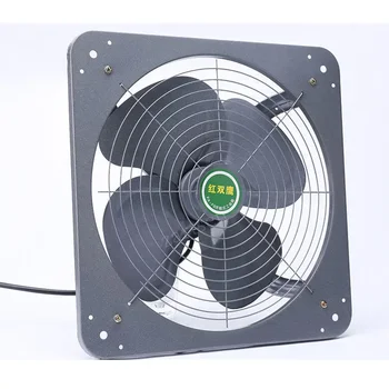 Мощный электрический вытяжной вентилятор 12/14 дюйма, вентилятор для вентиляции оконных каналов, вентилятор для туалета, кухонный вентилятор, промышленная вытяжка