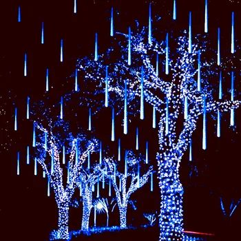 30/50 см светодиодный метеоритный дождь, дождевые фонари, водонепроницаемая гирлянда с падающими каплями дождя, гирлянда для рождественской вечеринки, декор для патио, новинка