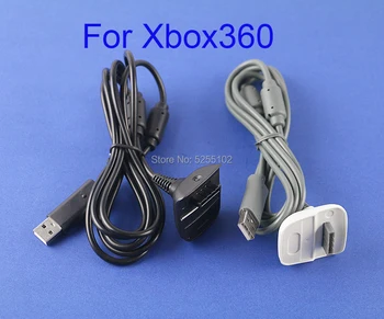 20шт USB кабель для зарядки Беспроводной игровой контроллер Геймпад Джойстик Блок питания Кабель зарядного устройства игровые кабели для Xbox 360