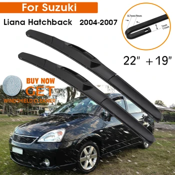 Автомобильная щетка стеклоочистителя для хэтчбека Suzuki Liana 2004-2007 Лобовое стекло Резиновое Силиконовое С заменой Стеклоочистителя Переднего стекла 22 