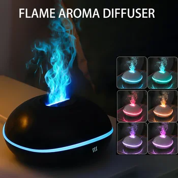 Аромадиффузор Air 7-Цветная светодиодная лампа для эфирного масла, Увлажнитель воздуха, ультразвуковой Туманообразователь, Фоггер, Ароматический диффузор