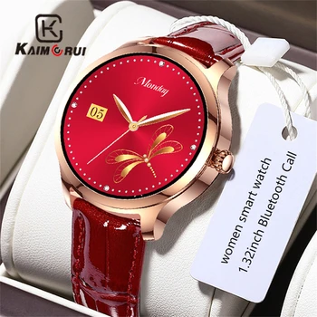 KAIMORUI, роскошные умные часы для женщин, телефон с подключением по Bluetooth, женские часы, монитор здоровья, спортивные умные часы 2023, женские