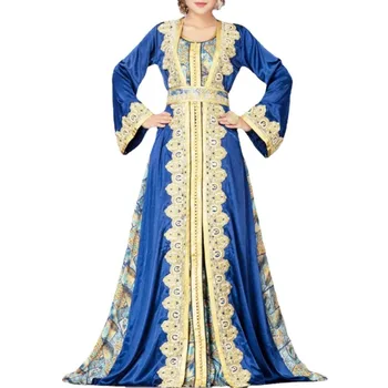 Женское платье Dubai Muslim Abaya, Марокко, Праздничные Платья Eid Ramadan, Турция, Abayas, Халат Dess Vestdios С длинным рукавом длиной до пола