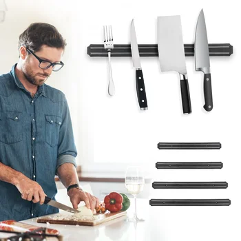 Магнитный держатель для ножей Компактная Настенная Подставка для ножей Подставка для магнитных блоков для хранения Ножей Аксессуары для формирования мини-ножей