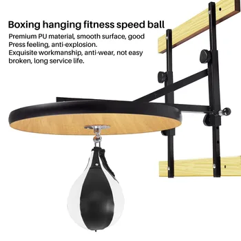 Боксерский скоростной мяч грушевидной формы, полиуретановый скоростной мешок, боксерская груша, поворотный спидбол для упражнений, мяч для фитнеса, тренировочный мяч