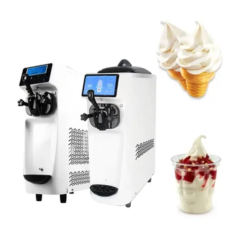 Электрическая Небольшая Машина Для Производства Мягкого Мороженого, Коммерческая Машина Для Производства Замороженного Йогурта Для Домов И Кофеен