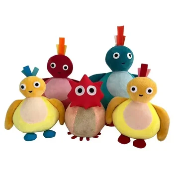 5ШТ Анимационные Twirlywoos Great BigHoo & Chick плюшевые Мягкие Игрушки и Toodloo & Cbeebies Подарок На День Рождения Для Детей