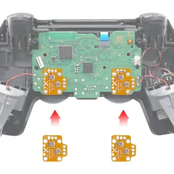 / PS5 / ONE Плата сброса контроллера Калибровка 3D джойстика Регулировка левого и правого смещения Плата сброса PS5 Gampad