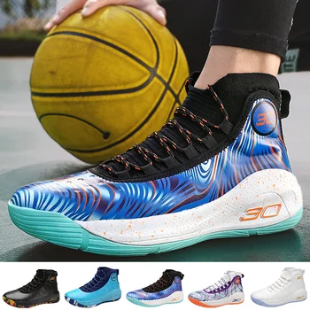 Мужская баскетбольная обувь, спортивные баскетбольные кроссовки, спортивная обувь на открытом воздухе, высококачественные дышащие нескользящие баскетбольные ботинки, мужские