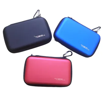 Сумка-футляр EVA Hard Carry Case Чехол для новой сумки 3DS XL LL с кожаным рукавом, жесткие сумки с логотипом