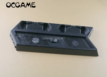 OCGAME для PS4 Pro, консоль PlayStation 4 Pro, Вертикальная подставка, держатель для док-станции для PS4 Pro, охлаждающий вентилятор с двойной зарядной док-станцией
