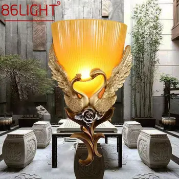 86LIGHT Современный Лебедь Настенный Светильник-Бра LED Indoor Gold Романтическое Креативное Освещение для Дома, Гостиной, Спальни, Декора
