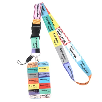 Защитный чехол Пластиковый Подарочный держатель для визитных карточек для доктора для путешествий в стиле медсестры с жестким корпусом на шнурке